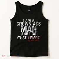 I'm A Grown Man And I Do What My Wife Wants Tank Top thumb 2
