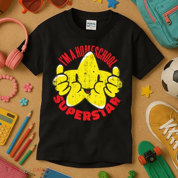 I'm A Homeschool Superstar Kids T-Shirt