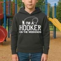 I'm A Hooker On The Weekends Kids Hoodie thumb 2