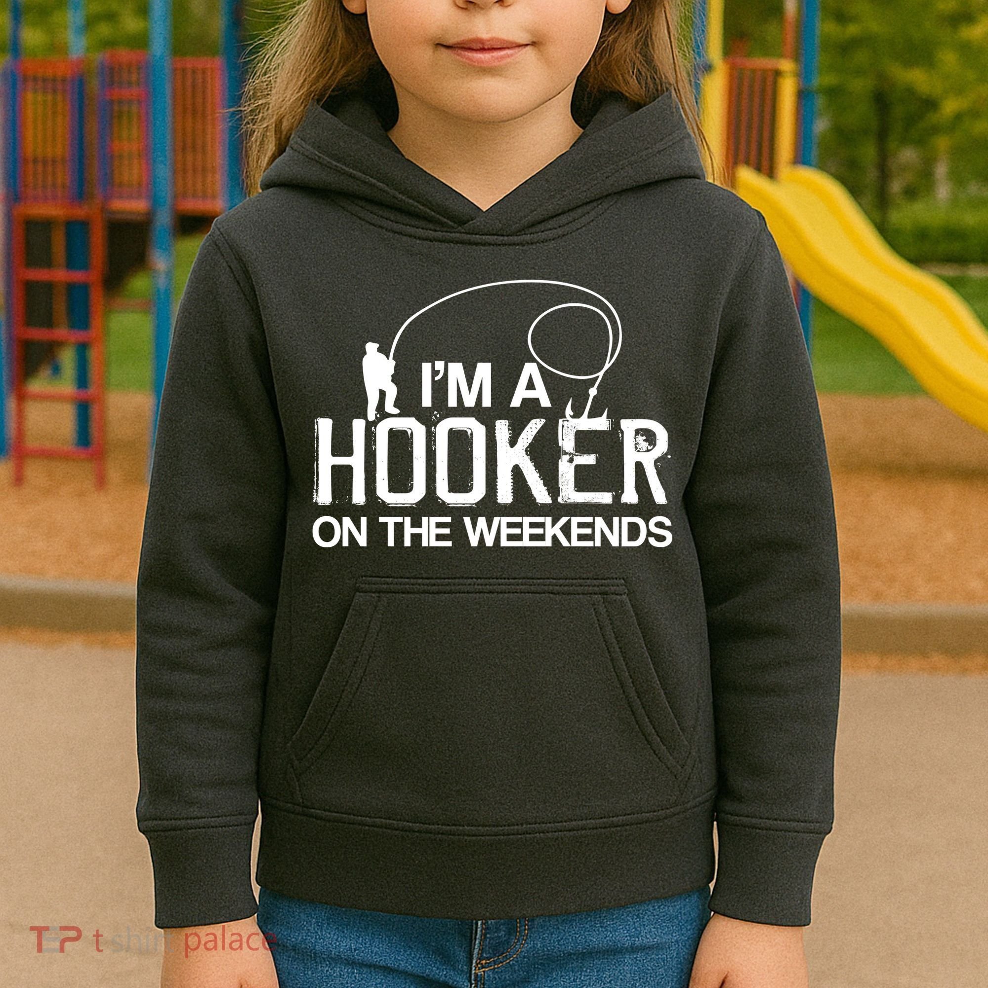 I'm A Hooker On The Weekends Kids Hoodie