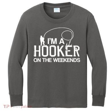 I'm A Hooker On The Weekends Kids Long Sleeve Shirt