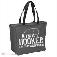 I'm A Hooker On The Weekends Tote Bag thumb 2