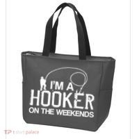 I'm A Hooker On The Weekends Tote Bag thumb 3
