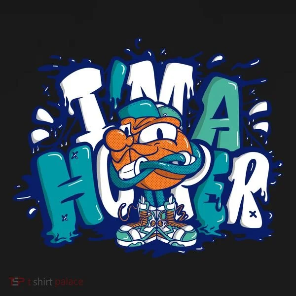 I'm A Hooper Basketball Graffiti Bucket Hat