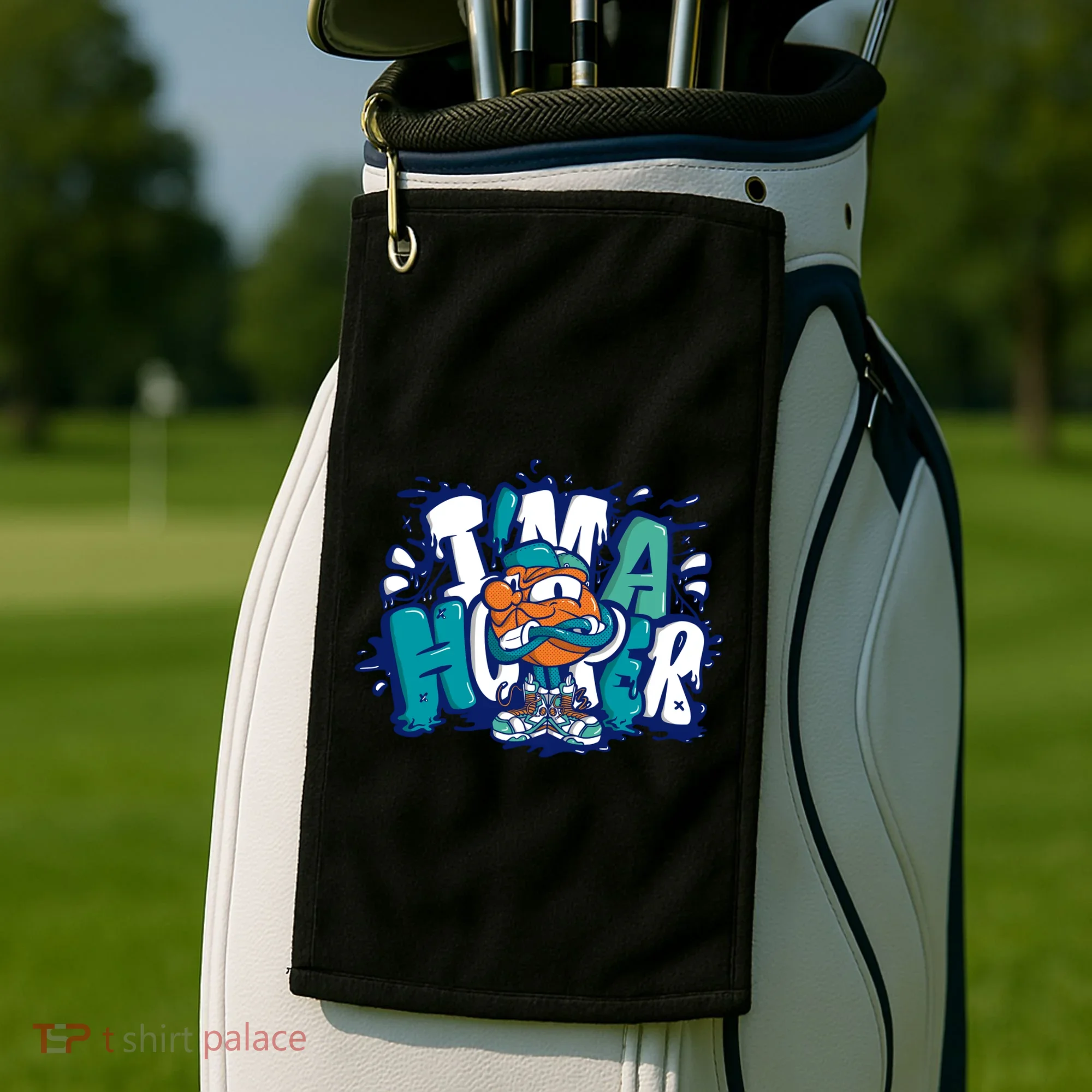 I'm A Hooper Basketball Graffiti Golf Towel