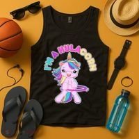I'm A Hulacorn Tank Top thumb 4