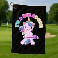 I'm A Hulacorn Golf Towel thumb 1