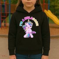 I'm A Hulacorn Kids Hoodie thumb 3