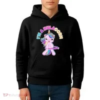 I'm A Hulacorn Kids Hoodie thumb 4