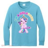 I'm A Hulacorn Kids Long Sleeve Shirt thumb 0