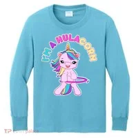 I'm A Hulacorn Kids Long Sleeve Shirt thumb 0