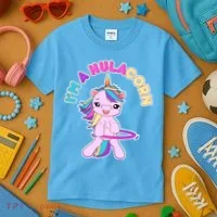 I'm A Hulacorn Kids T-Shirt thumb 3