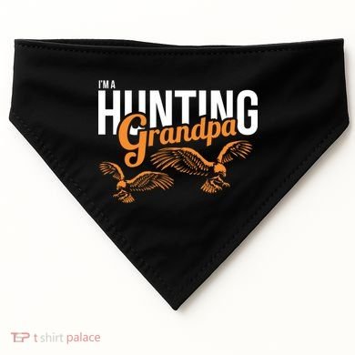 I'm a Hunting Grandpa USA-Made Doggie Bandana