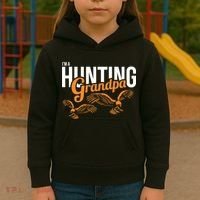 I'm a Hunting Grandpa Kids Hoodie thumb 3
