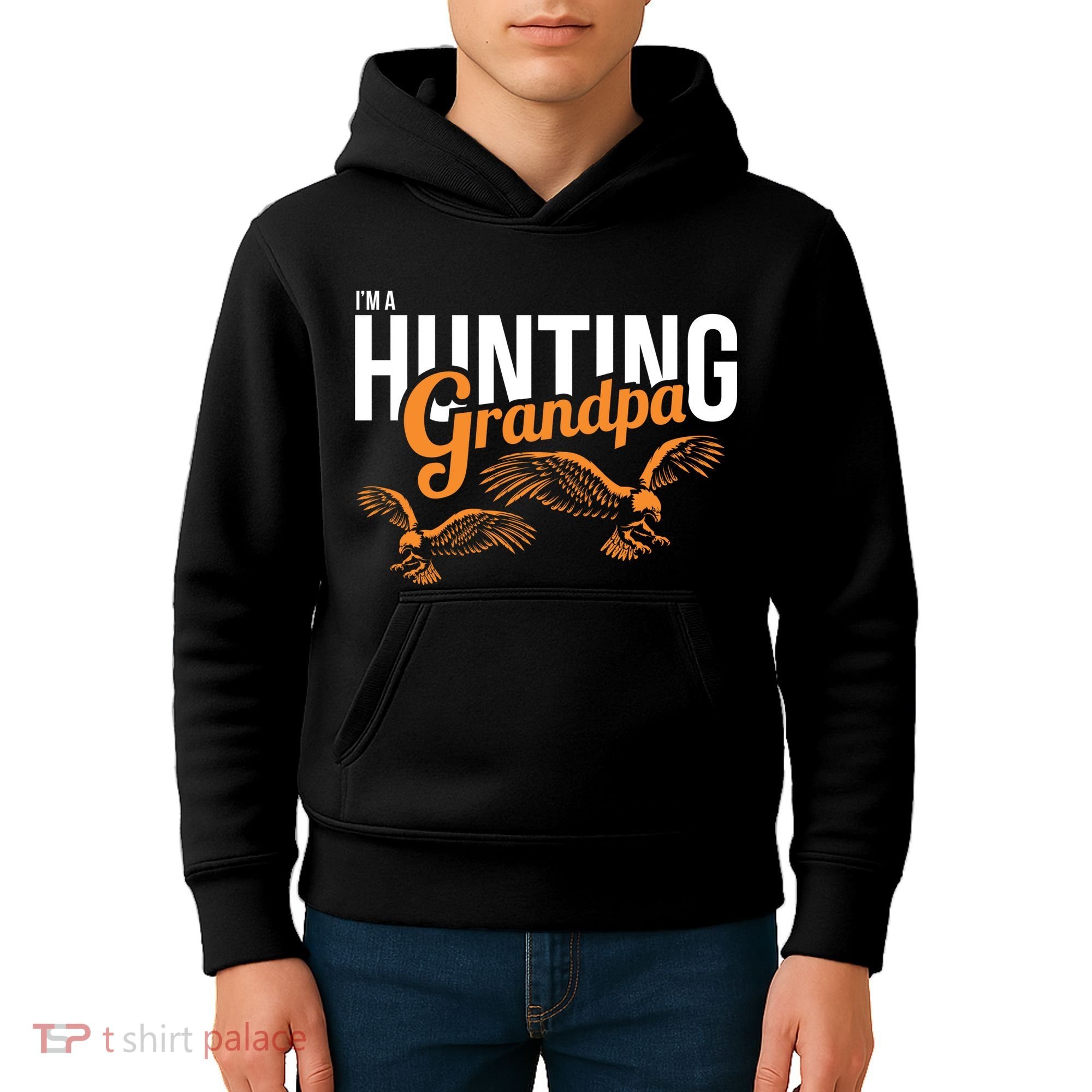 I'm a Hunting Grandpa Kids Hoodie