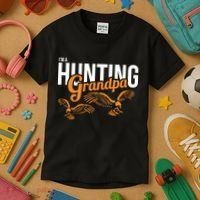 I'm a Hunting Grandpa Kids T-Shirt thumb 3