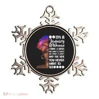 I'm A January Woman Cute Birthday Ornament thumb 0