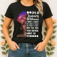 I'm A January Woman Cute Birthday Women's T-Shirt thumb 2
