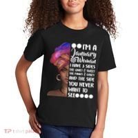 I'm A January Woman Cute Birthday Kids T-Shirt thumb 2
