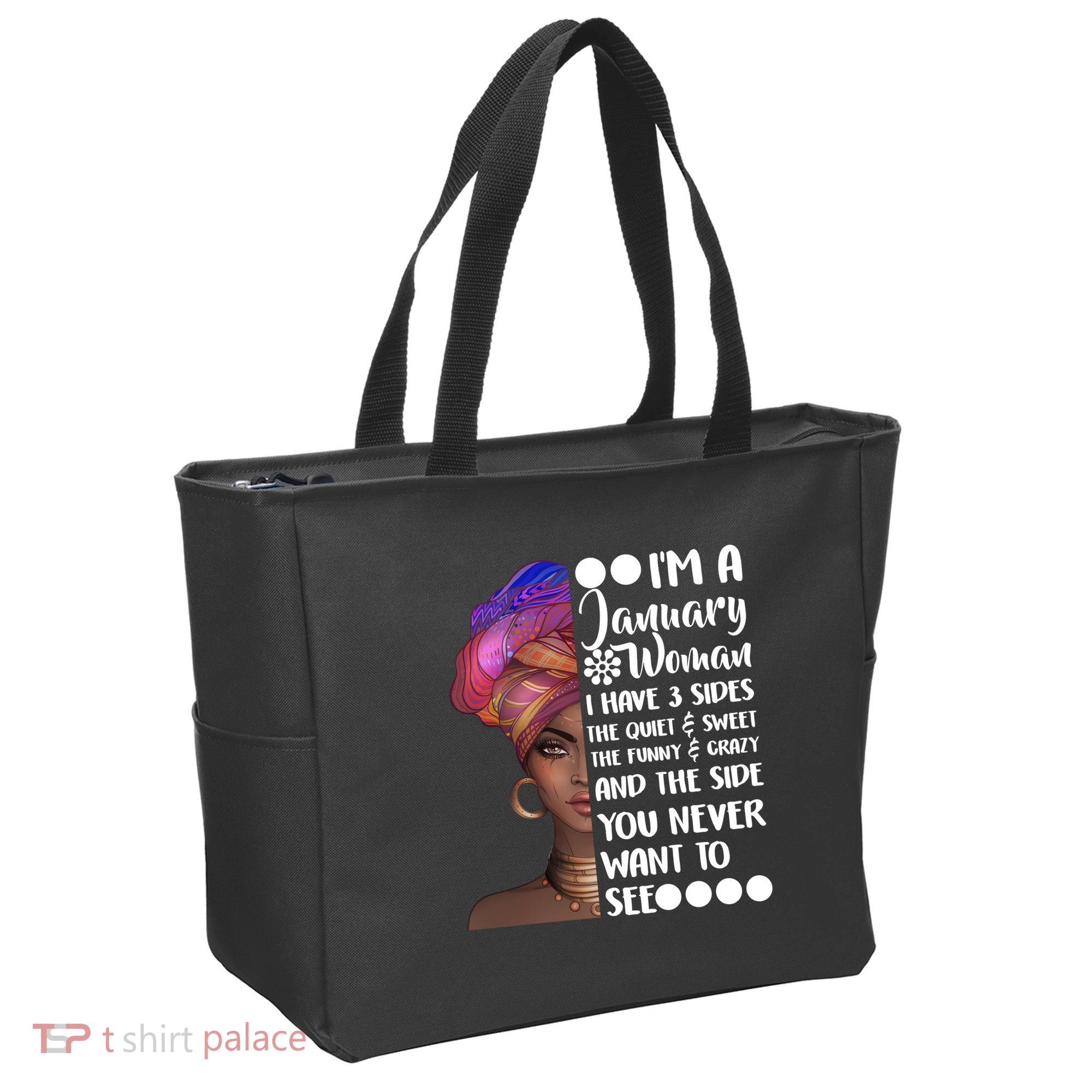 I'm A January Woman Cute Birthday Tote Bag