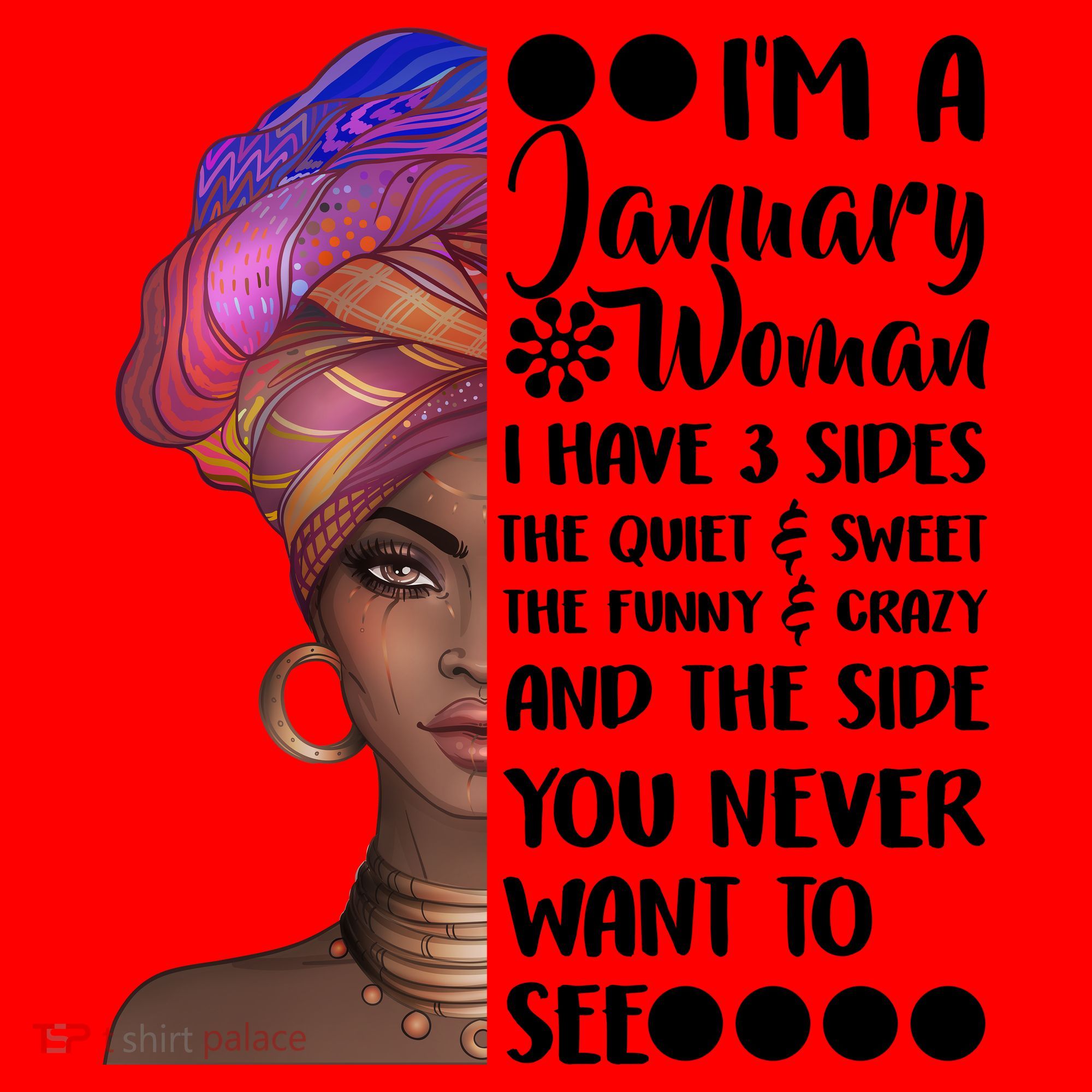 I'm A January Woman Cute Birthday Santa Hat