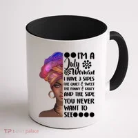 I'm A July Woman Cute Birthday Coffee Mug thumb 1