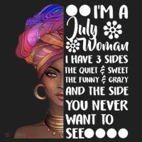 I'm A July Woman Cute Birthday Beanie thumb 2