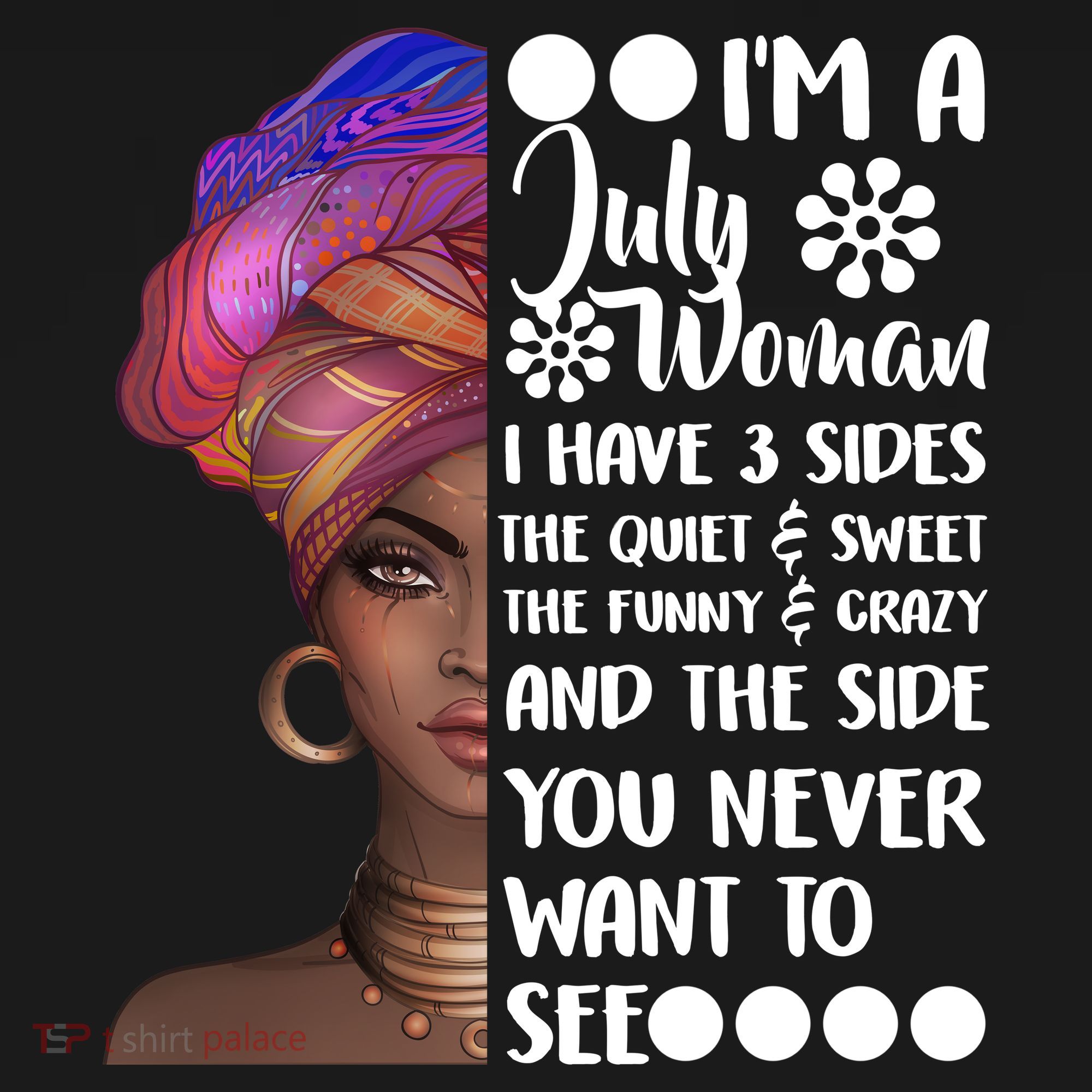 I'm A July Woman Cute Birthday Polo