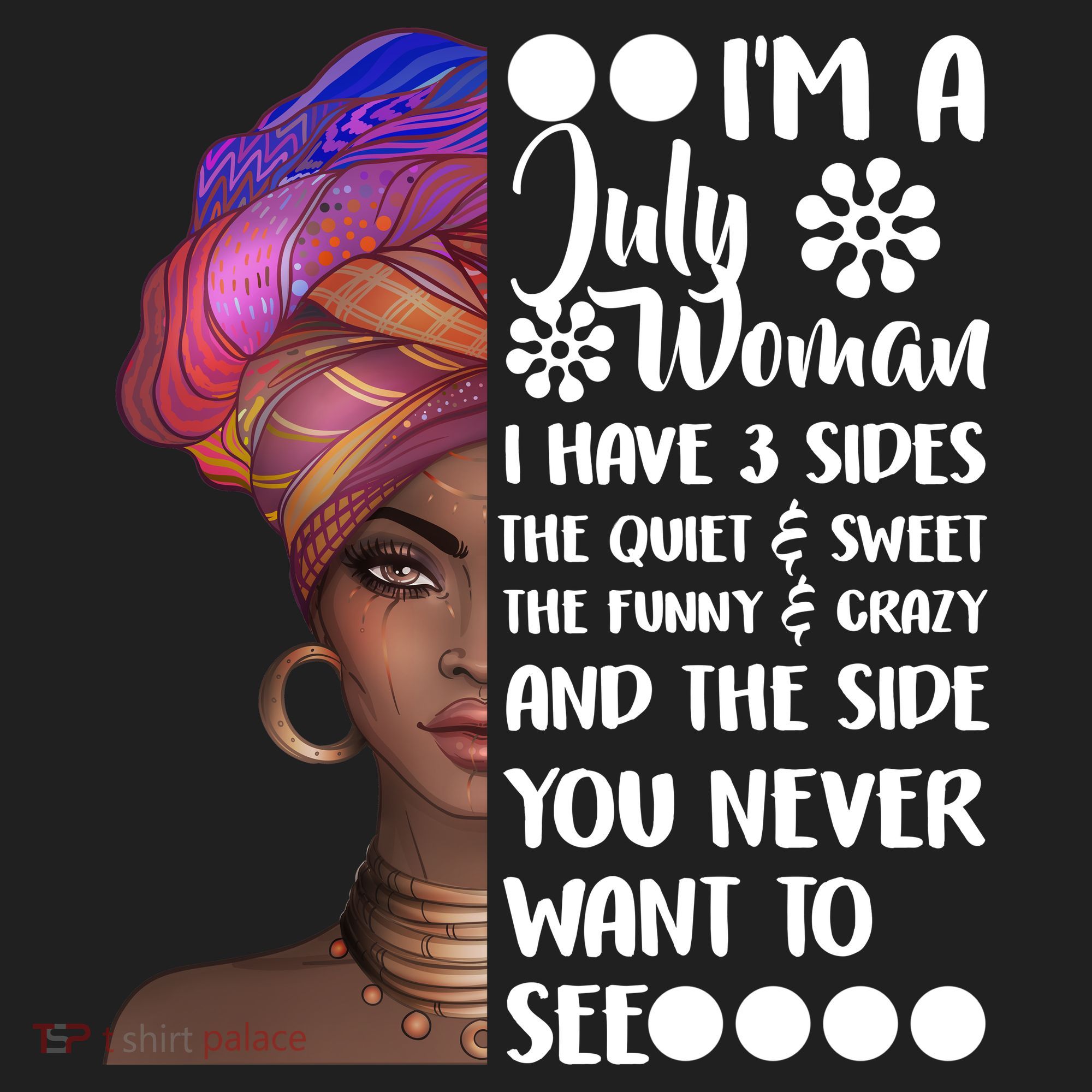 I'm A July Woman Cute Birthday Golf Towel