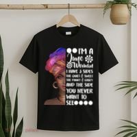I'm a June Woman Cute Birthday T-Shirt thumb 2