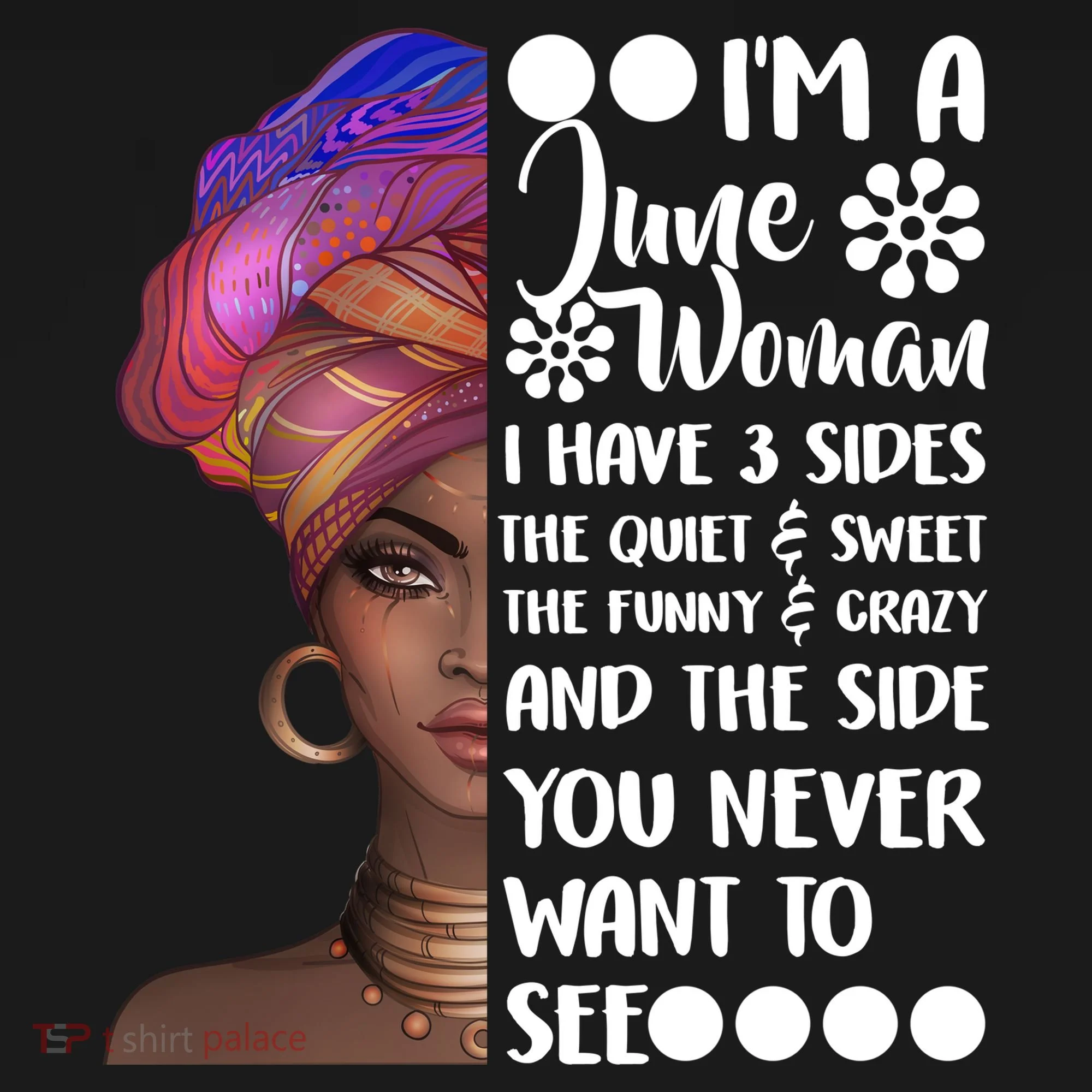 I'm a June Woman Cute Birthday Button