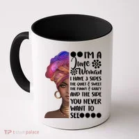 I'm a June Woman Cute Birthday Coffee Mug thumb 0