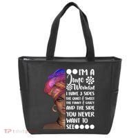 I'm a June Woman Cute Birthday Tote Bag thumb 0
