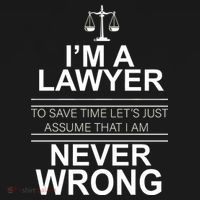 I'm a Lawyer Let's Assume I'm Never Wrong Long Sleeve Shirt thumb 2