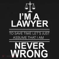 I'm a Lawyer Let's Assume I'm Never Wrong Baby Bodysuit thumb 2