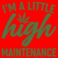 I'm A Little High Maintenance Santa Hat thumb 1