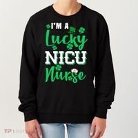 I'm A Lucky Nicu Nurse St Patrick's Day Women's Sweatshirt thumb 0
