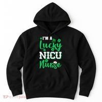 I'm A Lucky Nicu Nurse St Patrick's Day Hoodie thumb 0