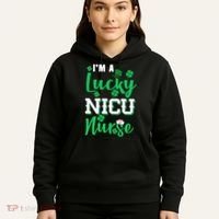 I'm A Lucky Nicu Nurse St Patrick's Day Hoodie thumb 5