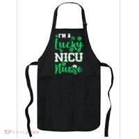 I'm A Lucky Nicu Nurse St Patrick's Day Apron thumb 0