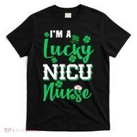I'm A Lucky Nicu Nurse St Patrick's Day T-Shirt thumb 0