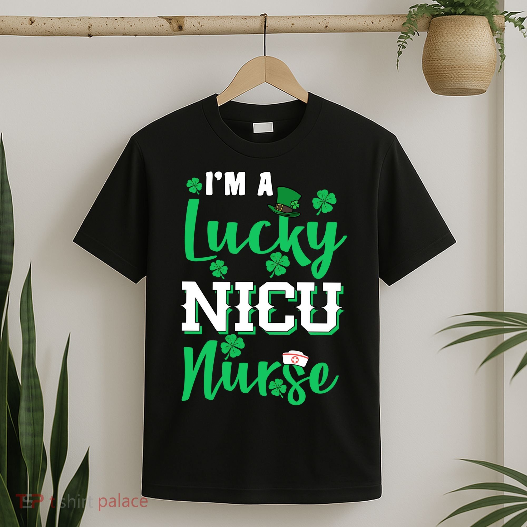 I'm A Lucky Nicu Nurse St Patrick's Day T-Shirt
