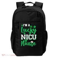 I'm A Lucky Nicu Nurse St Patrick's Day Backpack thumb 0
