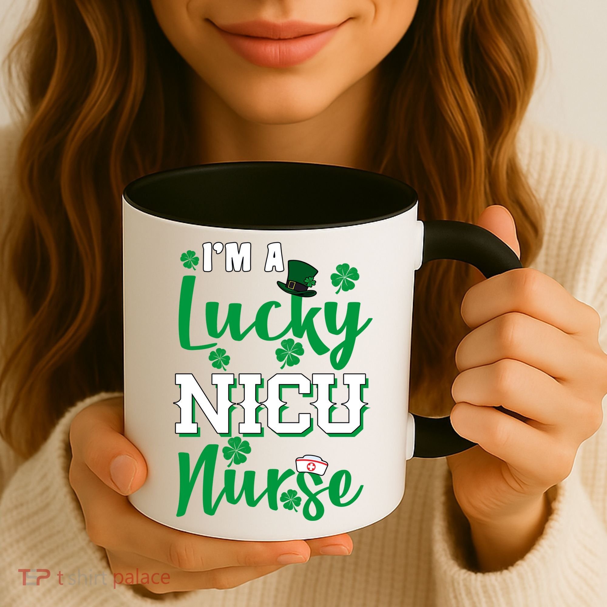 I'm A Lucky Nicu Nurse St Patrick's Day Coffee Mug