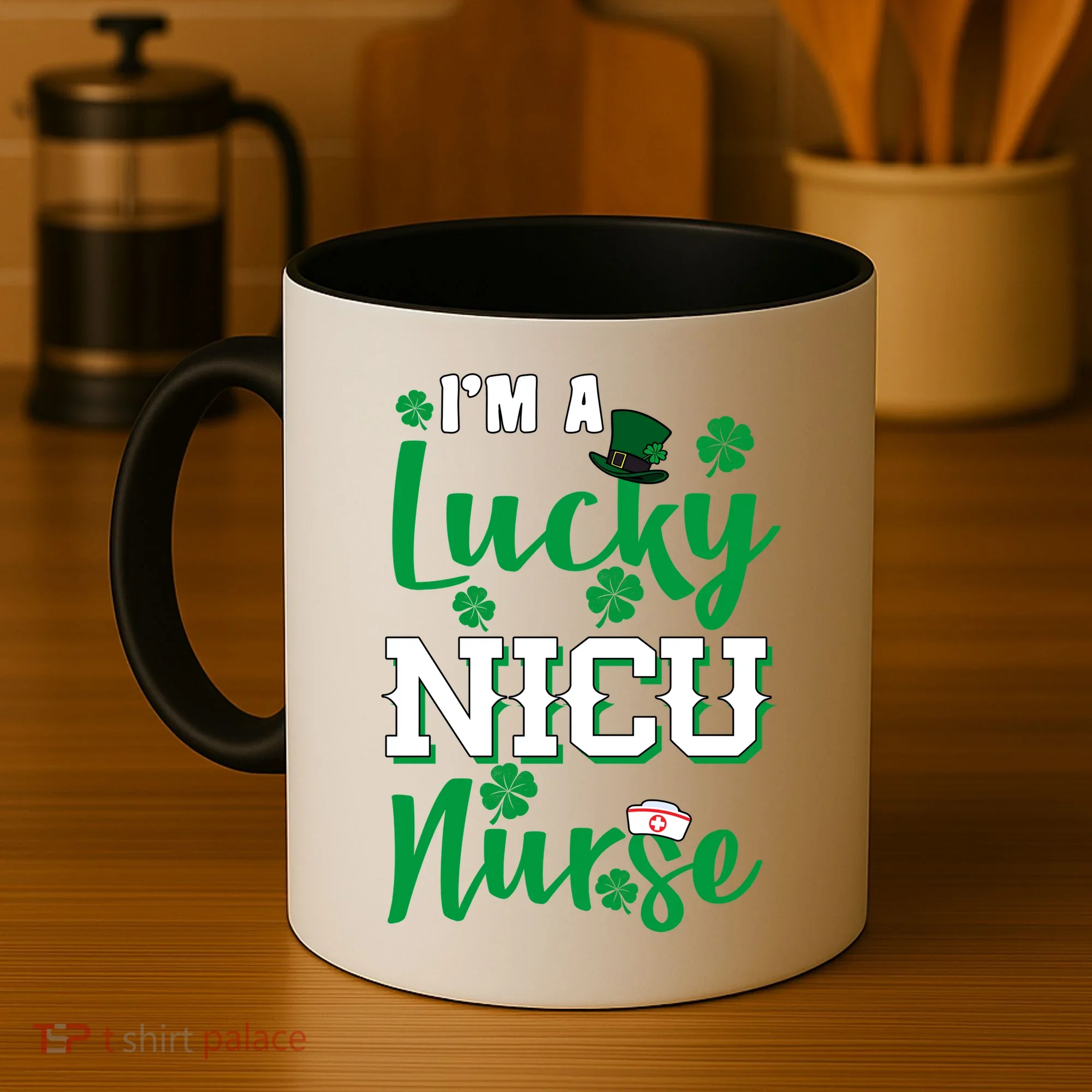 I'm A Lucky Nicu Nurse St Patrick's Day Coffee Mug