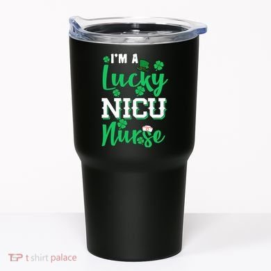 I'm A Lucky Nicu Nurse St Patrick's Day Tumbler