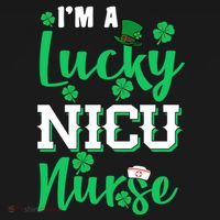 I'm A Lucky Nicu Nurse St Patrick's Day Ornament thumb 1