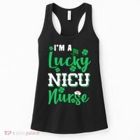 I'm A Lucky Nicu Nurse St Patrick's Day Women's Tank Top thumb 0