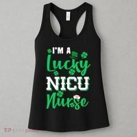 I'm A Lucky Nicu Nurse St Patrick's Day Women's Tank Top thumb 3