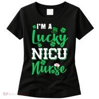 I'm A Lucky Nicu Nurse St Patrick's Day Women's T-Shirt thumb 0